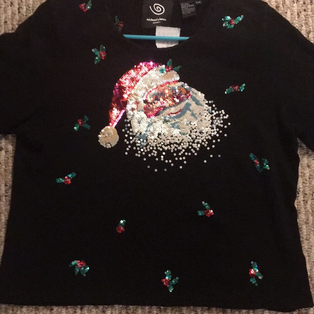 Michael Simon Size P/M black sweater